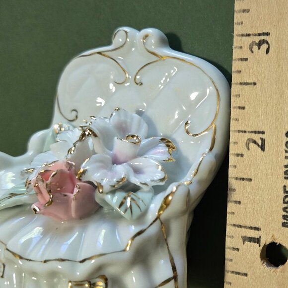 Vintage Victorian Chair and Swan Trinket Dish - Picture 11 of 13